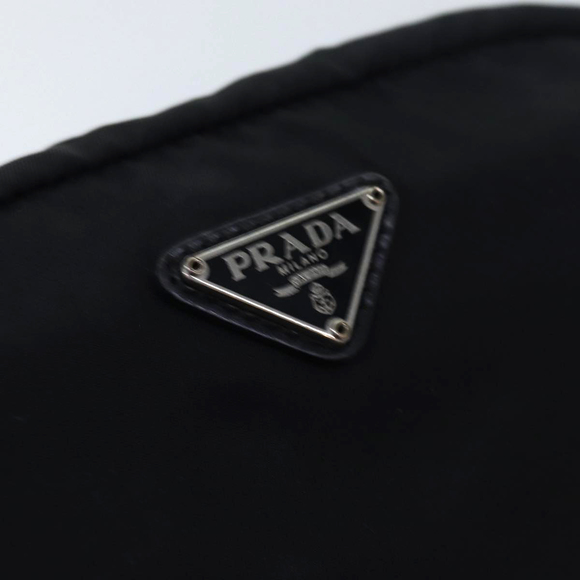 PRADA Pouch Nylon Black Auth am6627 - Picture 16 of 16